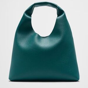 Vegan Leather Mini Tote Bag — Teal